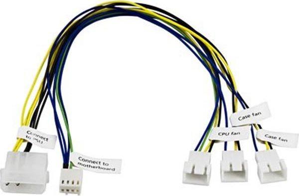 Actual product image Akasa PWM splitter smart fan cable (0.30 m)
