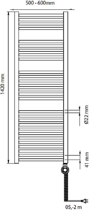 Produktbild Bosch Home Comfort Heat radiator 4500 (900 W)