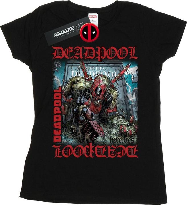 Deadpool Here Lies Deadpool TShirt (XL)