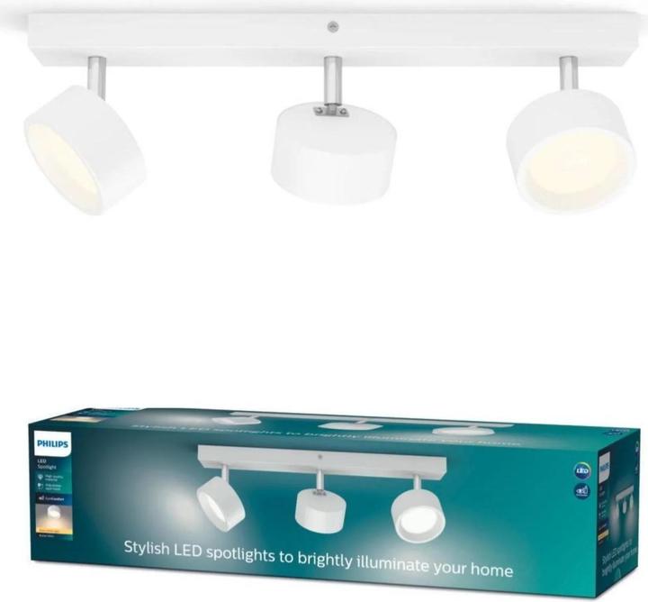 Image du produit Philips Bracia Spot 3x5.5W 2700K blanc (1650 lm)