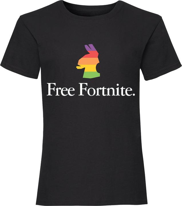 Image du produit Free Fortnite T-shirt Rainbow fille (116)