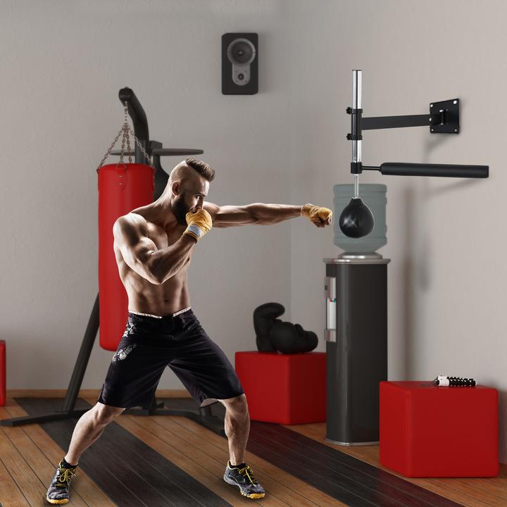 Produktbild Homcom Speedboxen-Trainer mit Reflexstange (79 cm, 6 kg)