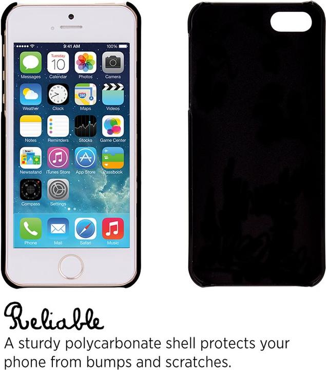 Productafbeelding Little Marcel LMIP6013? Noir Pois - Hard Cover Case Protector - Apple iPhone 6 6s (Apple iPhone 6)