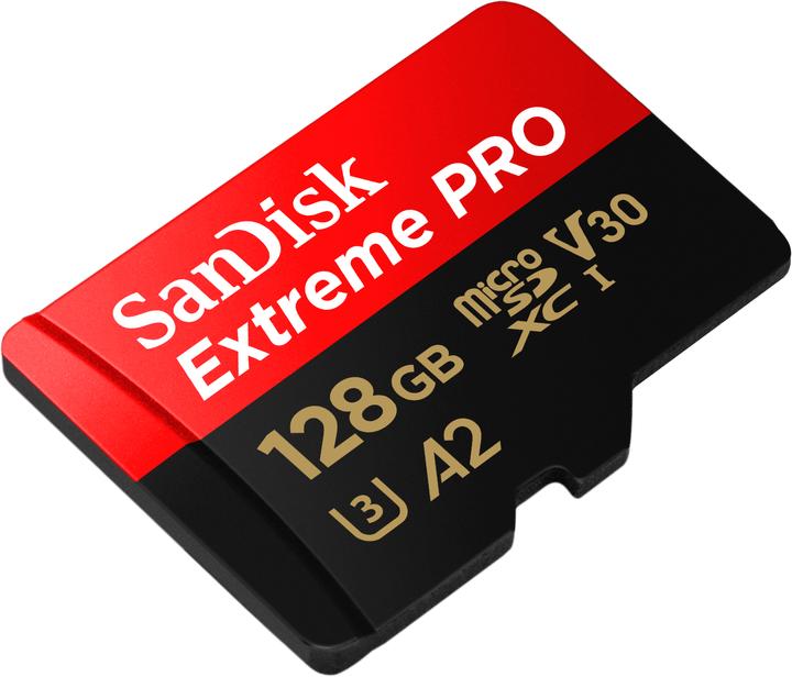 Image du produit SanDisk Extreme PRO UHS-I V30 (128 Go, microSDXC, U3, UHS-I)