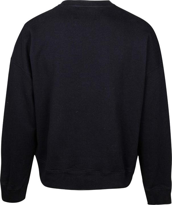 Actual product image Golden Goose cotton crewneck sweatshirt color black (M)