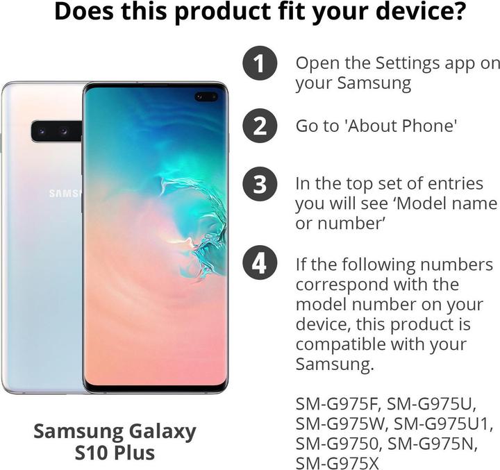 Image du produit RPD Samsung Galaxy S10+ / S10 Plus - Airpillow transparent (Samsung Galaxy S10+)
