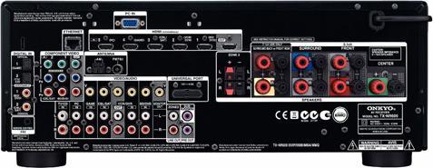 Actual product image Onkyo TX-NR609, 7.2 Network AV Receiver, 3D, DLNA, Silver
