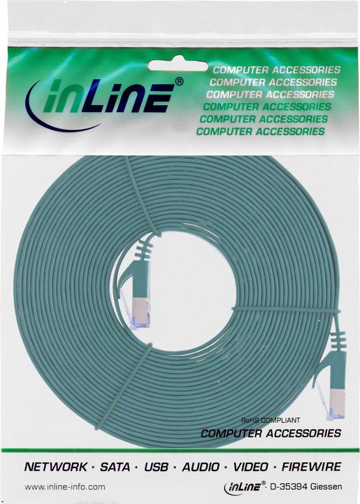 Produktbild InLine Patch-Kabel RJ-45 (M) bis RJ-45 (M) (U/FTP, CAT6a, 5 m)