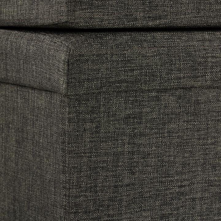 Actual product image Relaxdays Folding Storage Ottoman