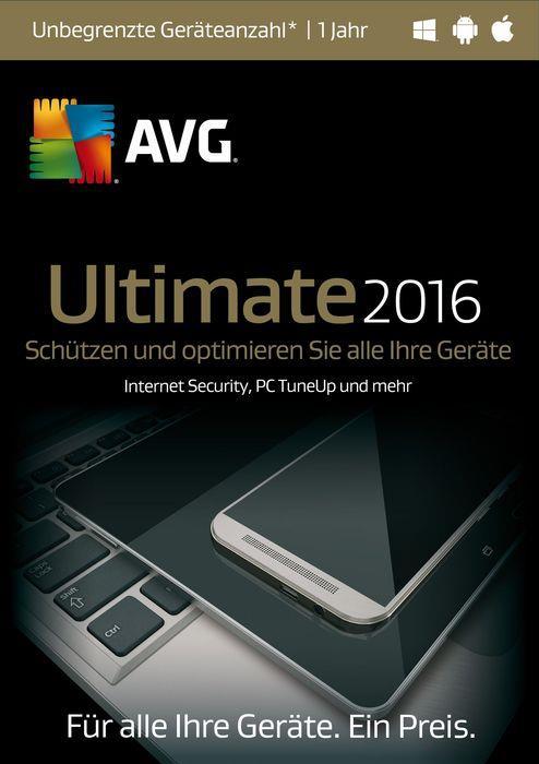 AVG Ultimate 2016 (unbegrenzte Lizenzen) (12 Monate)