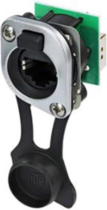 Actual product image Neutrik RJ connector ECON etherCON RJ45 bushing TOP