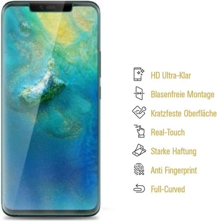 Produktbild Protectorking 2x Panzerfolie Anti-Shock HD Klar (1 Stück, Huawei Mate 20 Pro)