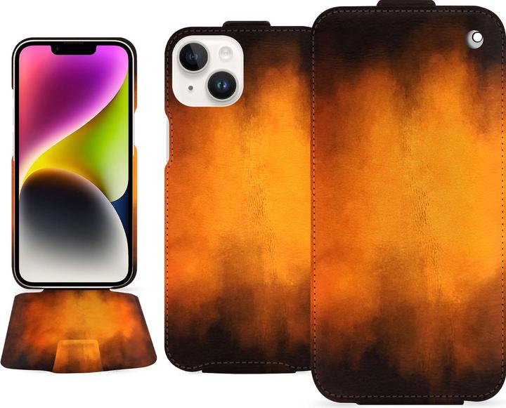Image du produit Noreve Coque à rabat vertical en cuir (Apple iPhone 15 Plus)