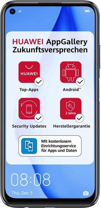 Actual product image Huawei P40 Lite (128 GB, Midnight Black, 6.40", Hybrid Dual SIM, 48 Mpx, 4G)