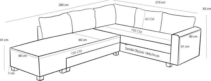 Image du produit Atelier del Sofa Aly (Canapé d'angle)