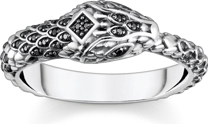 Produktbild Thomas Sabo Ring Geschwärzt Schlange (54, 925 Silber)