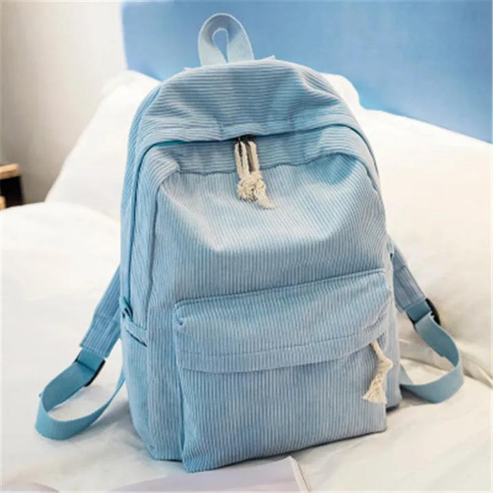 Actual product image Only-Bags.Store Personalisierte Cord Schulranzen Rucksack