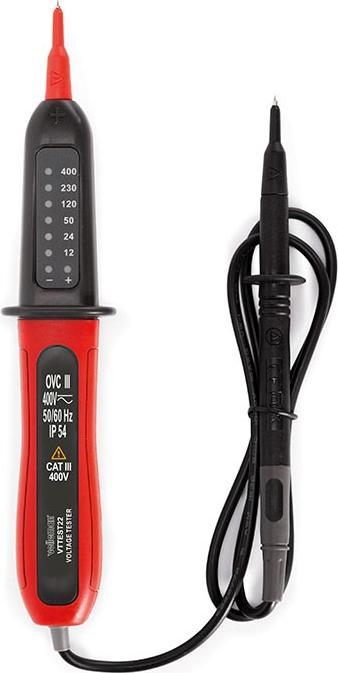 Image du produit Velleman Transformateur de tension bipolaire - Cat. III - 400V - Indicateur LED (CAT III)