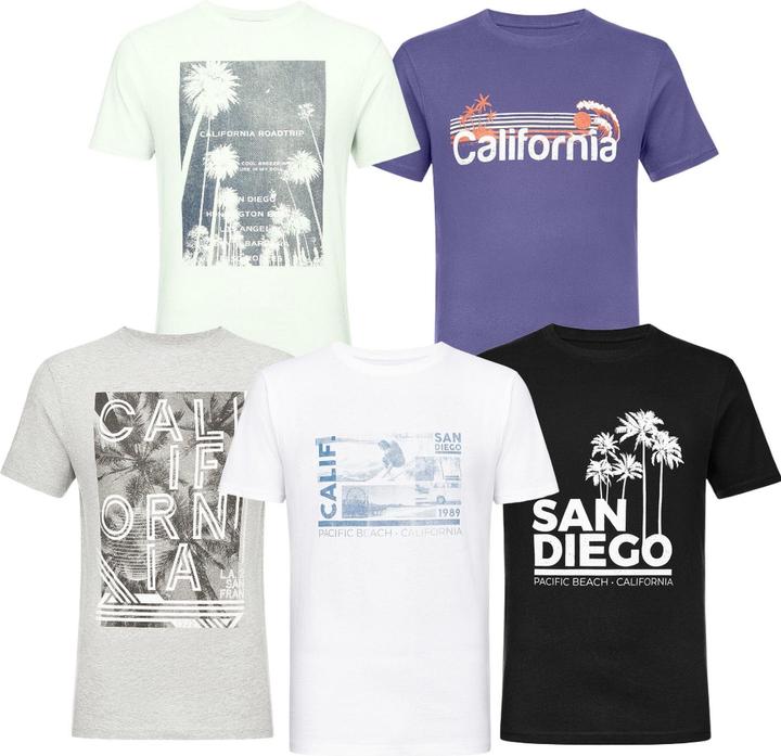 Produktbild Universal Textiles Pacheco TShirt (5erPack) (XXL)