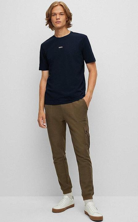 Actual product image Hugo Boss Boss Orange Short Sleeve TChup T-Shirt Relaxed Fit Dark Blue (S)