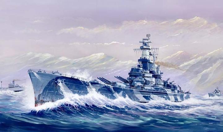 Actual product image Trumpeter USS Alabama (BB-60)