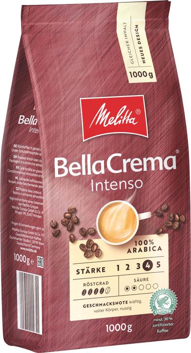 Produktbild Melitta Kaffeebohnen Ganze Kaffeebohnen 1 Stück (1000 g, Dunkle Röstung)
