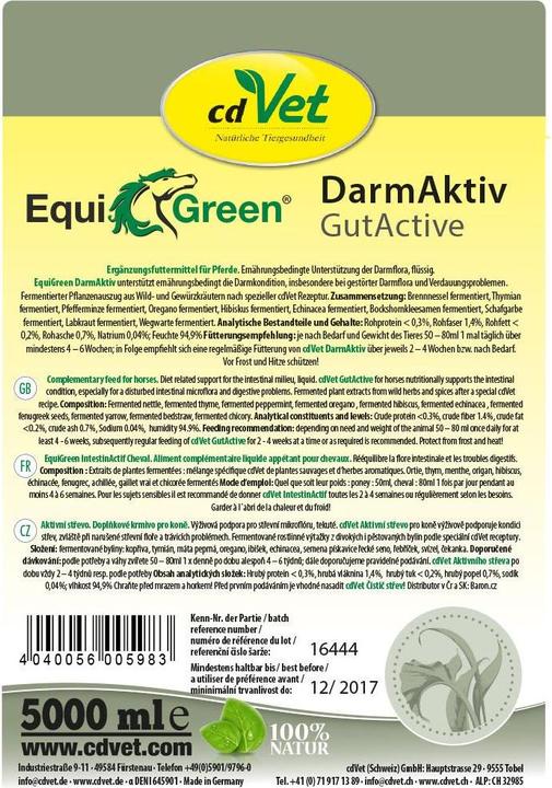Produktbild cdVet EquiGreen DarmAktiv (1 x)