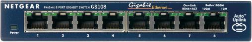 Immagine prodotto Netgear Gs108 (8 porte)