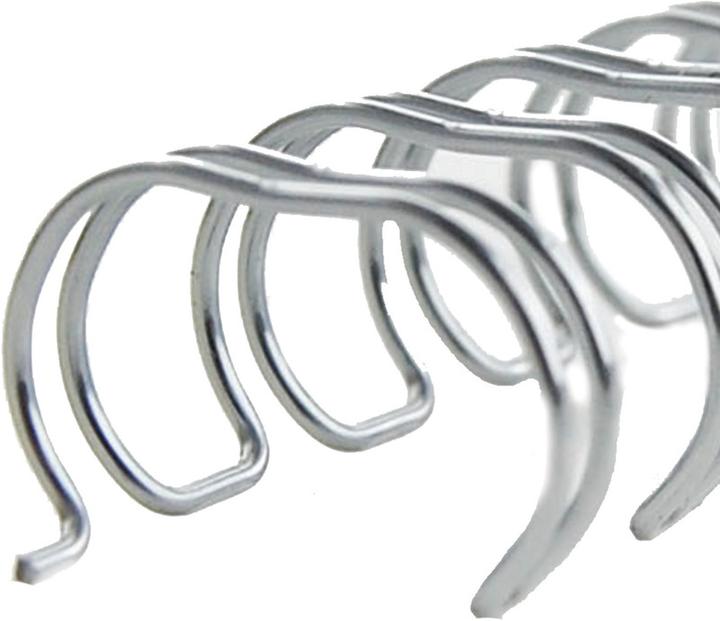Image du produit GBC Fil de ligature 9,5mm, 34 anneaux, argent, 100 pcs.