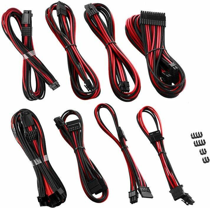 Produktbild CableMod RT-Series Pro ModMesh 12VHPWR Dual Cable Kit für ASUS/Seasonic - schwarz/rot