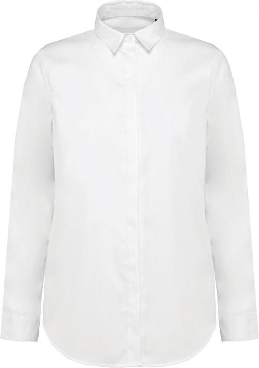 Kariban Langarmshirt Twill, Damen