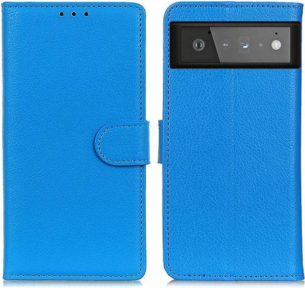 Actual product image MU Classic Litchi Leather Bookcover Series (Google Pixel 6)