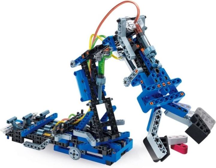 Produktbild Clementoni Construction Challenge - Hydraulik, Bausatz für einen hydraulischen Arm, Mechanik & Techn
