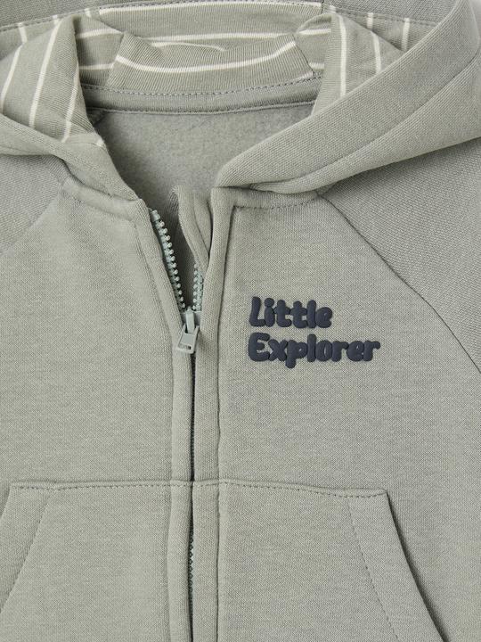 Actual product image Vertbaudet Baby Kapuzensweatjacke mit Reissverschluss, Recycling-Polyester (62)