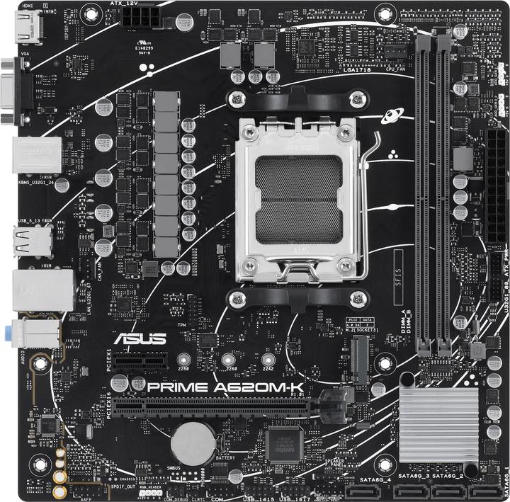 ASUS PRIME A620M-K (AM5, AMD A620, mATX)