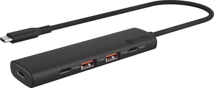Actual product image Icy Box IB-HUB1437-CPD (USB-C, 4 Ports)