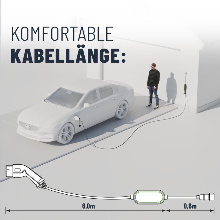 Produktbild Absina Typ 2 Ladekabel CEE (11 kW, 16 A, 6.40 m)