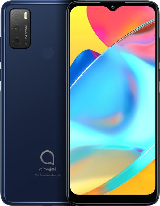 Alcatel SIM phone 3L (2021) (64 GB, Blue, 6.52", Hybrid Dual SIM, 48 Mpx, 4G)