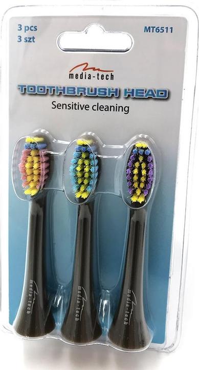 Produktbild Media-Tech MT6511 Toothbrush Head (3 x)