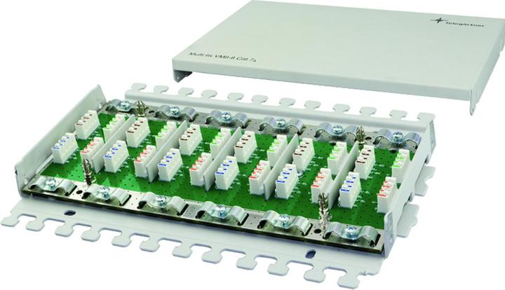 Telegärtner Connection Box Port CAT 7 (Plastic cable ties, 24 mm, 1 pcs.)