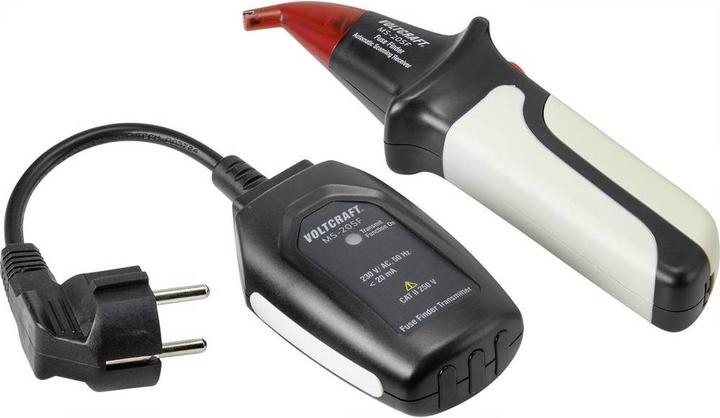 Produktbild Voltcraft MS-20SF Sicherungsfinder, Sicherungsortungsgerät, 230 V/AC, CAT II, Schutzkontakt-Stecker (CAT II 250V)