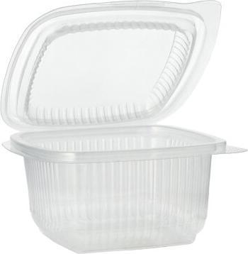 Produktbild Starpak Verpackungsbecher mit Klappdeckeln rechteckig (100 x)