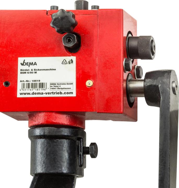 Produktbild Dema Bördelmaschine + Sickenmaschine inkl. 6 Walzen