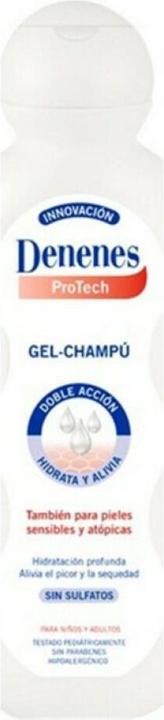 Actual product image Denenes Shower Gel Shampoo Atopic Skin 600 ml + 100 ml (600 ml)