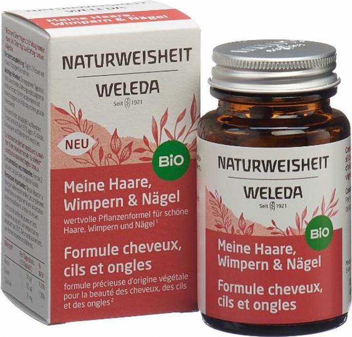 Actual product image Weleda NATURAL WISDOM My Hair Eyelashes & Nails Caps (92 Piece, Capsules, 251 g)