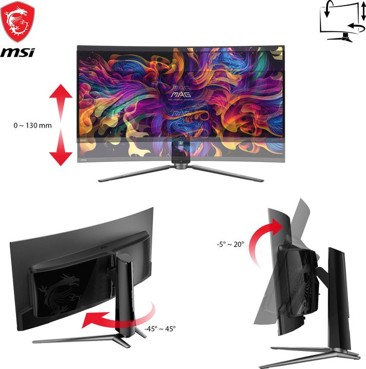 Produktbild MSI MAG 341CQPDE QD-OLED (3440 x 1440 Pixel, 34")