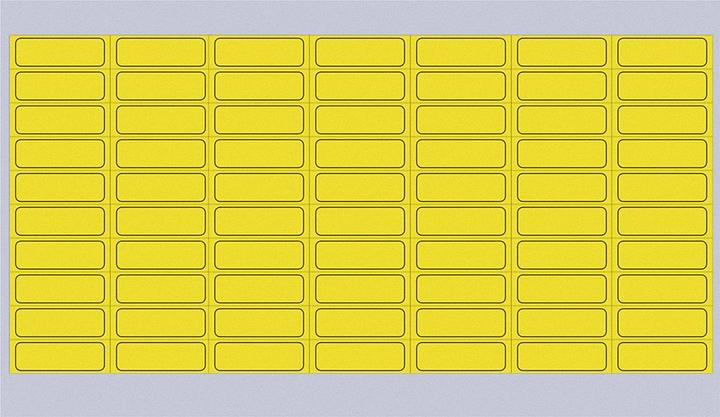 Produktbild Brady FOGLI ETICH.10 X 30 CONT., Etikettenbogen mit Rahmen, 10 x 30 mm (1400 Etiketten)