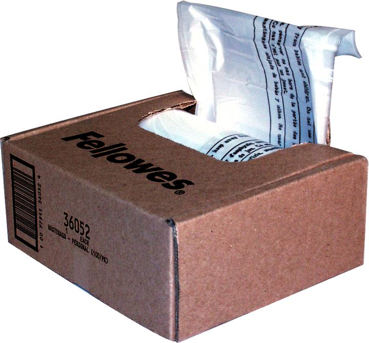 Produktbild Fellowes Aktenvernichter Abfallbeutel 23-28 Liter (100 x, 28 l)
