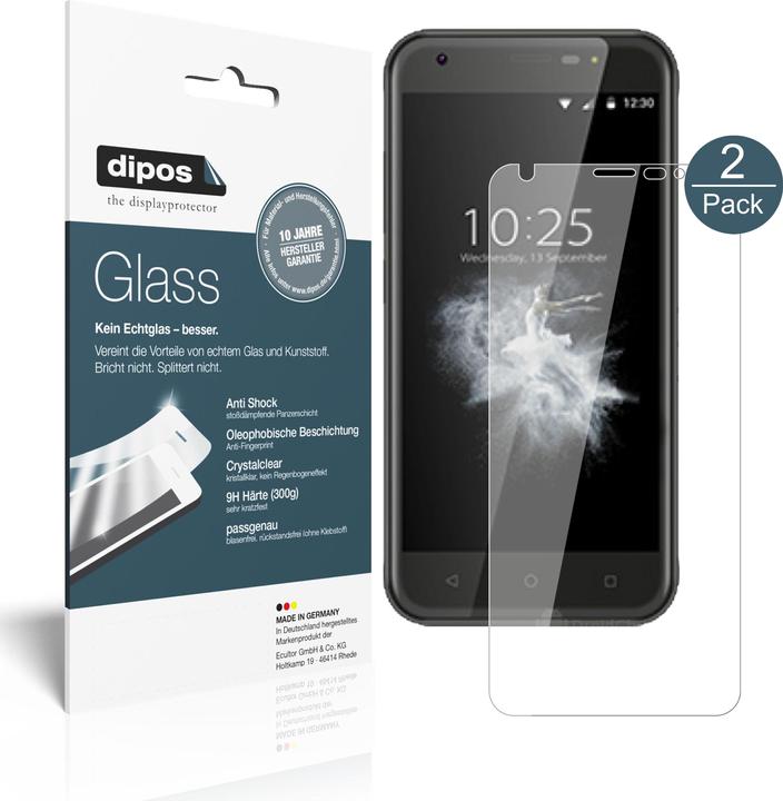 Actual product image Dipos Screen Protector Anti-Shock (2 Piece, Wieppo S5)