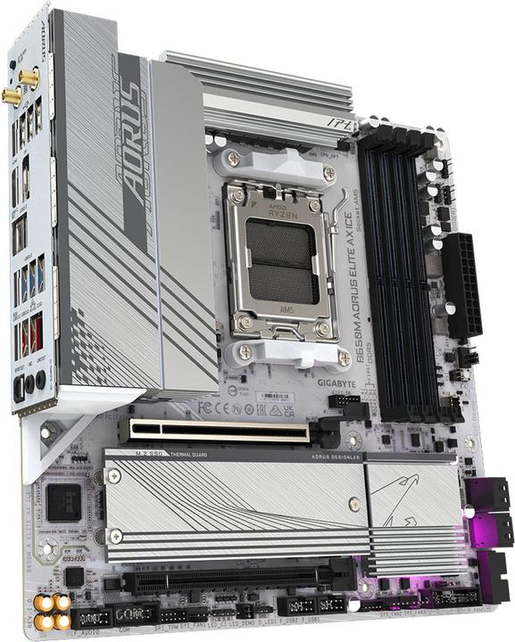 Immagine prodotto Gigabyte B650M Aorus Elite AX ICE (AM5, AMD B650, mATX)